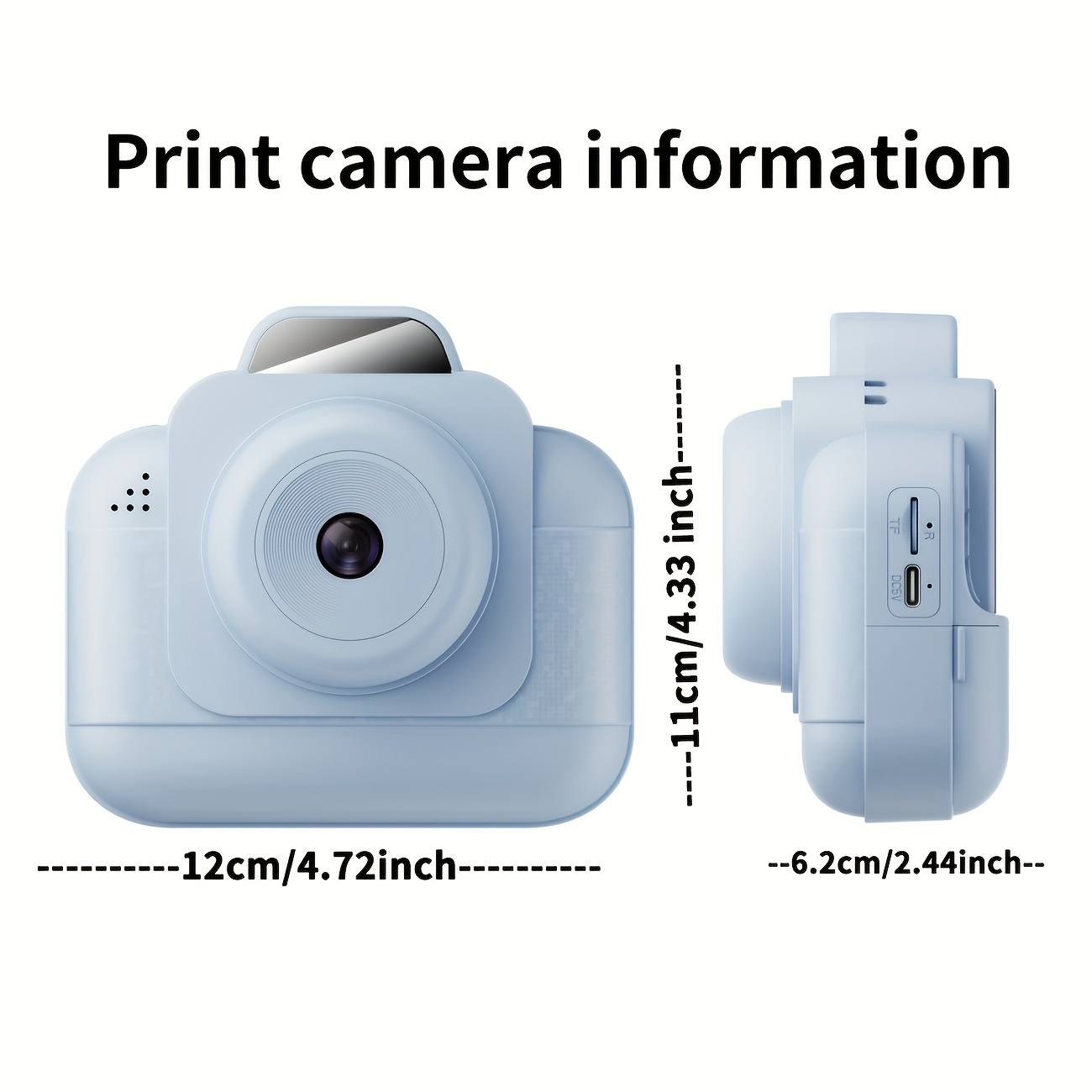 Portable photo printer (blue)  - огляд і ціна Photo Printer